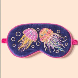 NWT Powder Jolly Jellies Lavender Eye Mask jellyfish navy